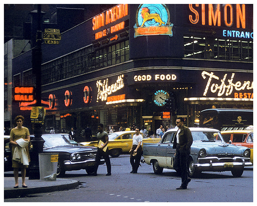 Times Square, Broadway & 43rd Street New York City - 1950s