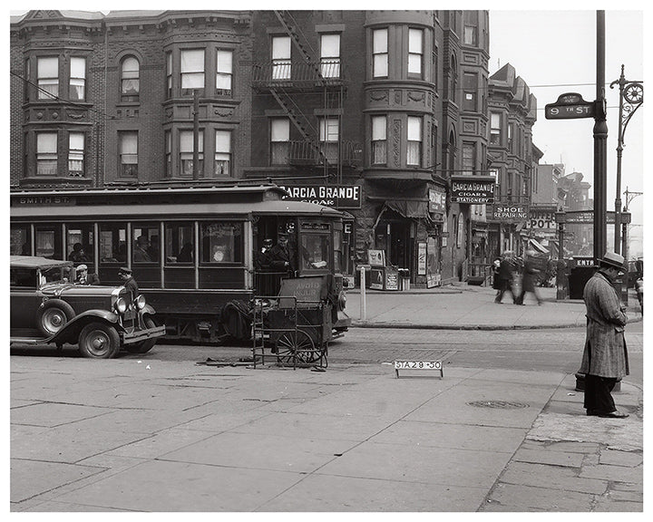 Corner of Ninth Street and Fourth Ave - 1930 Park Slope Brooklyn NY