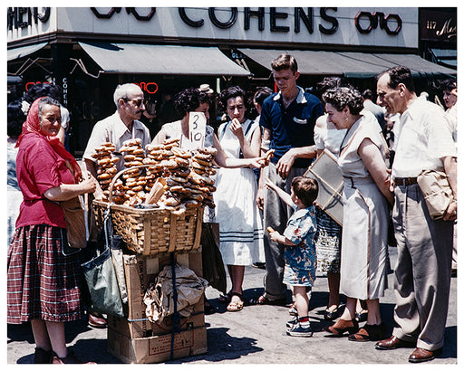 Pretzel Vendor New York City - 1950s