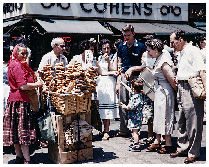 Pretzel Vendor New York City - 1950s