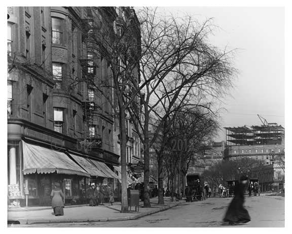 104th Street & Broadway - Upper West Side - New York, NY 1910 Q8 Old Vintage Photos and Images
