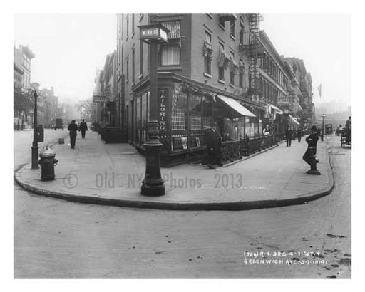 11th & Greenwich Avenue - Greenwich Village - Manhattan 1914 A Old Vintage Photos and Images