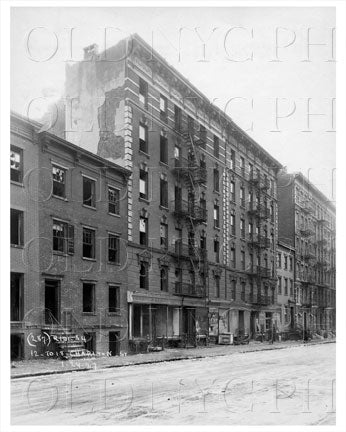 12 to 18 Charlton St West Village Manhattan NYC 1927 Old Vintage Photos and Images
