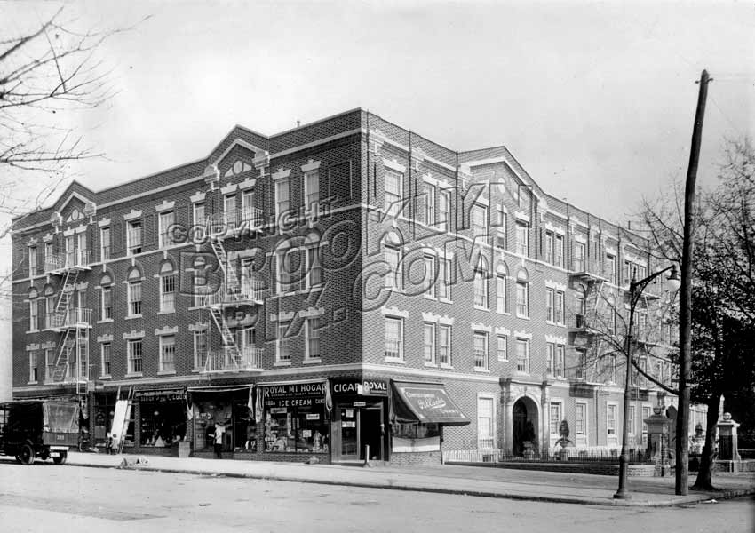 1215 Eastern Parkway, northeast corner of Rochester Avenue, 1924 Old Vintage Photos and Images