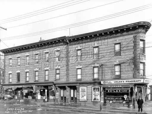 1233-1235 Prospect Avenue at Reeve Place, 1928 Old Vintage Photos and Images