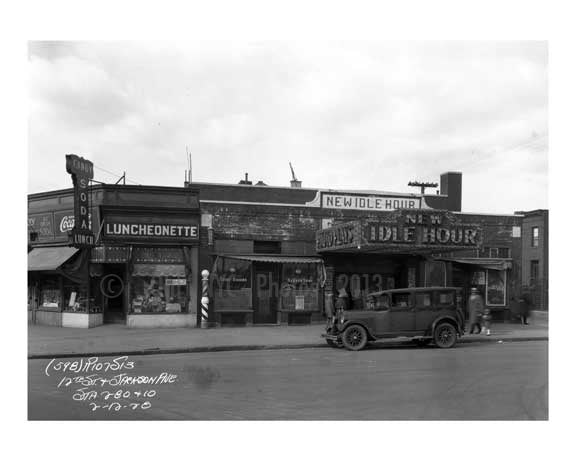 12th Street & Jackson Ave 1928 - Long Island City - Queens NY Old Vintage Photos and Images