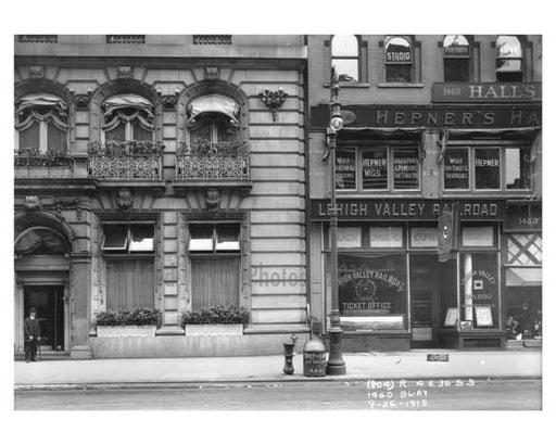 1460  Broadway - between 41st & 42nd Streets  - Theater District - Midtown Manhattan 1915 Old Vintage Photos and Images