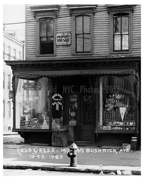147 - 149 Bushwick Ave Bushwick - Brooklyn , NY  1923 Old Vintage Photos and Images