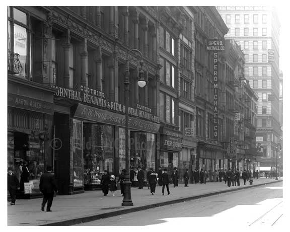 14th Street & 5th Avenue - Greenwich Village - Manhattan, NY 1916 H Old Vintage Photos and Images