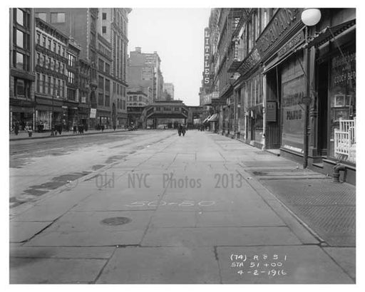 14th Street & 6th Avenue  - Greenwich Village - Manhattan, NY 1916 C Old Vintage Photos and Images