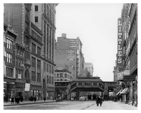 14th Street & 6th Avenue  - Greenwich Village - Manhattan, NY 1916 D Old Vintage Photos and Images
