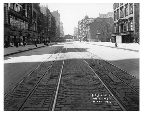 14th Street & 6th Avenue - Greenwich Village - Manhattan, NY 1916 C Old Vintage Photos and Images