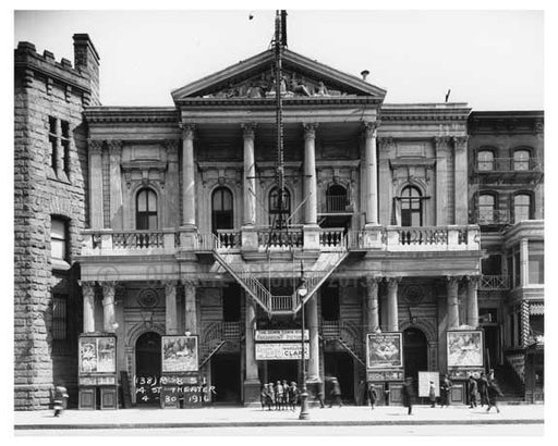 14th Street Theater  - Greenwich Village - Manhattan, NY 1916 A Old Vintage Photos and Images