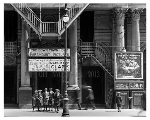 14th Street Theater  - Greenwich Village - Manhattan, NY 1916 C Old Vintage Photos and Images