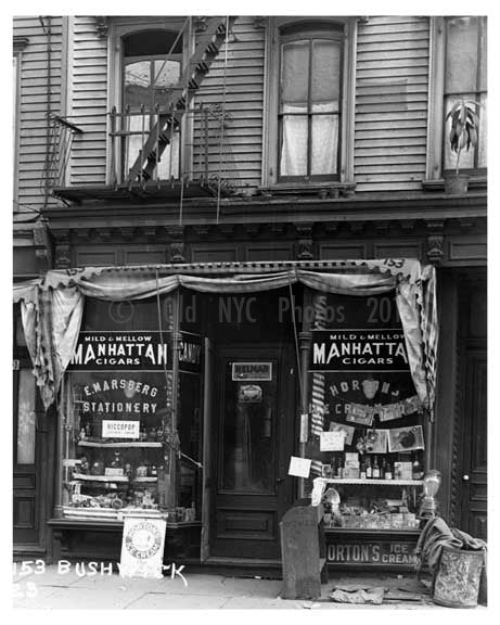 151 - 153 Bushwick Ave Bushwick - Brooklyn , NY  1923 Old Vintage Photos and Images