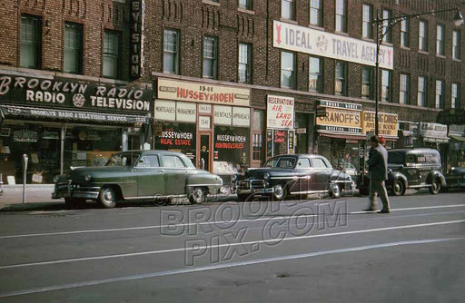 1545 Flatbush Avenue near The Junction, 1950 Old Vintage Photos and Images