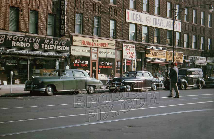 1545 Flatbush Avenue near The Junction, 1950 Old Vintage Photos and Images
