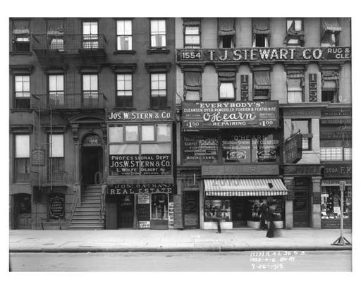1552 - 1554 - 1556 Broadway - Theater District - Midtown Manhattan 1915 Old Vintage Photos and Images