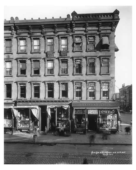 1691 & 1693  Lexington Avenue & 106th Street 1911 - Upper East Side, Manhattan - NYC A Old Vintage Photos and Images