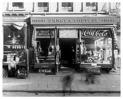 1691 & 1693  Lexington Avenue & 106th Street 1911 - Upper East Side, Manhattan - NYC Old Vintage Photos and Images