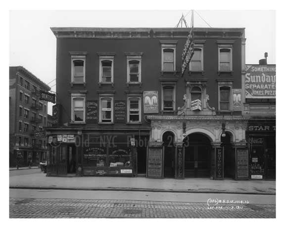 1714 1716 Lexington Avenue & 107th Street 1911 - Upper East Side, Manhattan - NYC Old Vintage Photos and Images