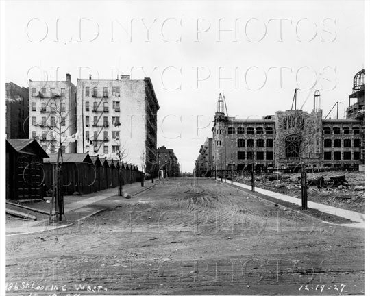 186th St West from Laurel Hill Terrace Manhattan NYC 1927 Old Vintage Photos and Images