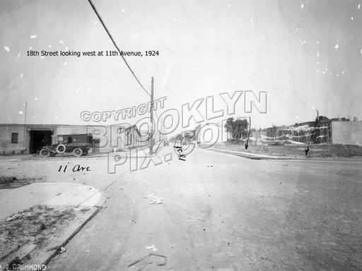 18th Street looking west at 11th Avenue, 1924 Old Vintage Photos and Images