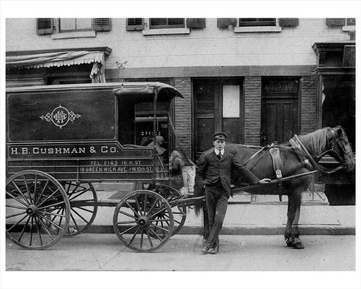 Greenwich Ave Horse Drawn Wagon Greenwich Village NYC Photos, images and photography