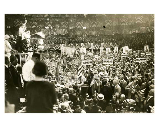 1924 Democratic National Convention at MSG Midtown Manhattan - NYC D Old Vintage Photos and Images