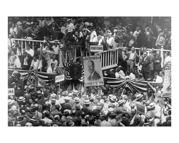 1924 Democratic National Convention at MSG Midtown Manhattan - NYC C Old Vintage Photos and Images