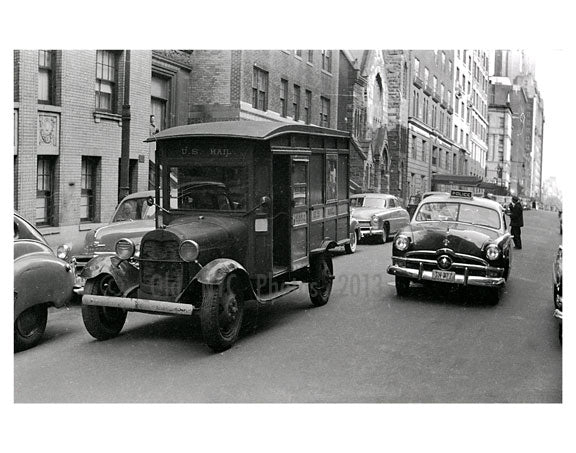 1930s Mail Truck - Jackson Heights - Queens, NY Old Vintage Photos and Images