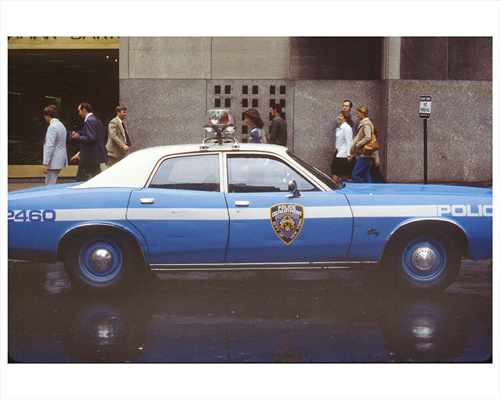 New York City Police Car, Manhattan - 1978