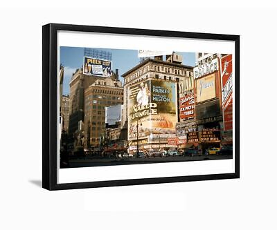 Times Square Mayfair Theatre 1954 New York City Framed Photo
