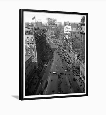 Times Square 1928 Corn Flakes New York City Framed Photo
