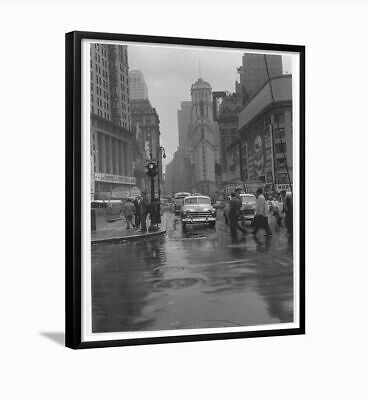 Times Square 1950's New York City Manhattan Framed Photo