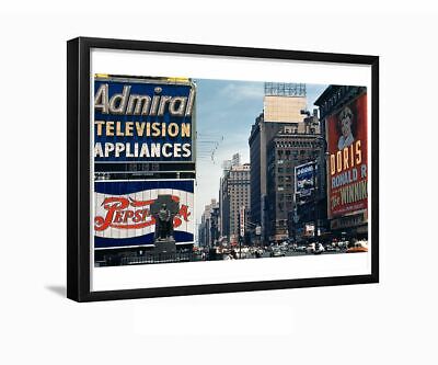 Admiral Television Billboard Times Square New York City 1950s Framed Photo