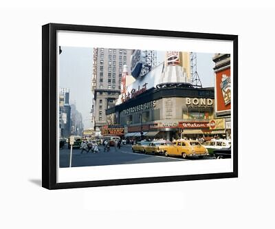 1946 Bond Times Square New York City Framed Photo