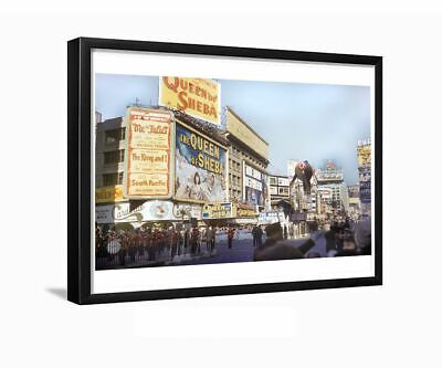 Times Square - Queen of Sheeba Billboard New York City Framed Photo