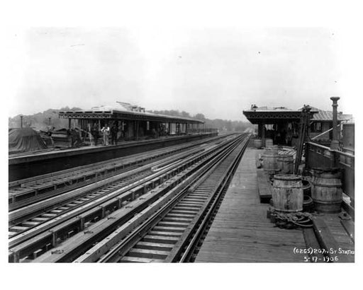 207th Street Station - Inwood - New York, NY 1912 Old Vintage Photos and Images