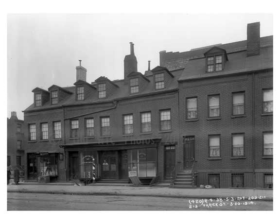 209 211 213 Varick Street - Tribeca Manhattan, NY 1914 I Old Vintage Photos and Images