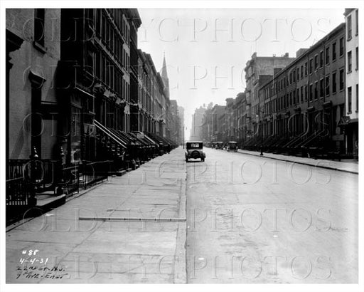 22nd St North South 9th Ave East Manhattan NYC 1931 Old Vintage Photos and Images