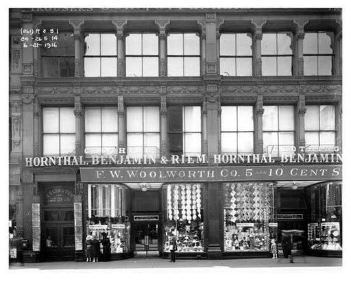 24 - 26 14th Street  - Greenwich Village - Manhattan, NY 1916 E Old Vintage Photos and Images