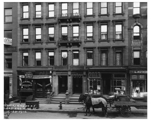 242 - 245 46th Street  - Midtown Manhattan - 1915 Old Vintage Photos and Images