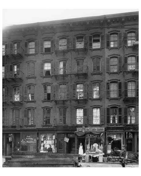 250 West 30th Street between 7th & 8th Avenues- Chelsea - Manhattan  1914 A Old Vintage Photos and Images