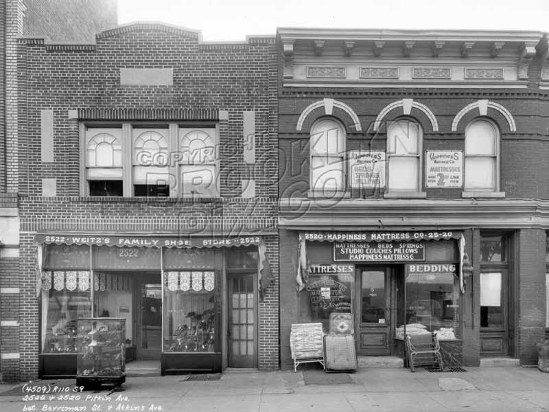 2522 Pitkin Avenue between Berriman Street and Atkins Avenue, 1938 Old Vintage Photos and Images
