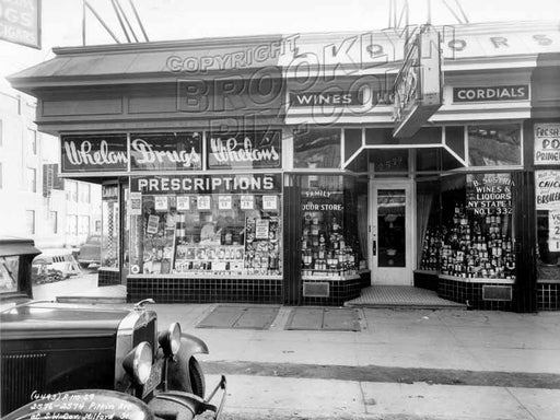 2576 Pitkin Avenue at southwest corner of Milford Street, 1938 Old Vintage Photos and Images