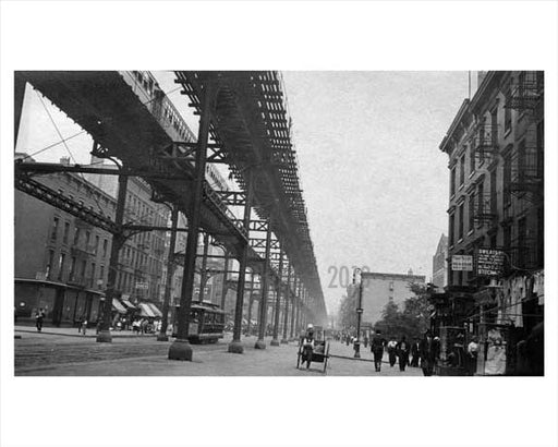2nd Avenue North & East 35th Street - Murray Hill  - Manhattan 1914 NYC Old Vintage Photos and Images