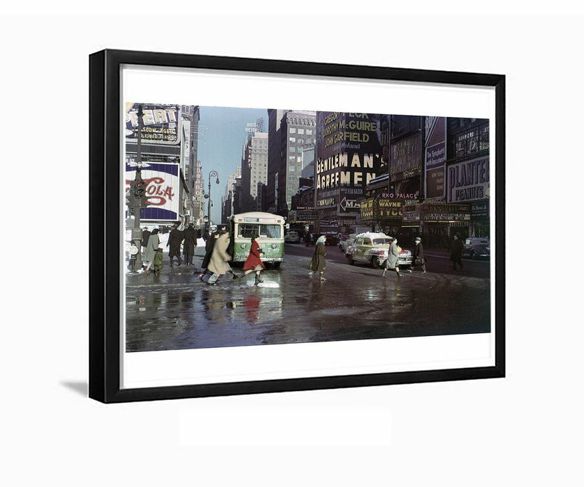 Times Square RKO Palace John Wayne New York City 1947 Framed Photo