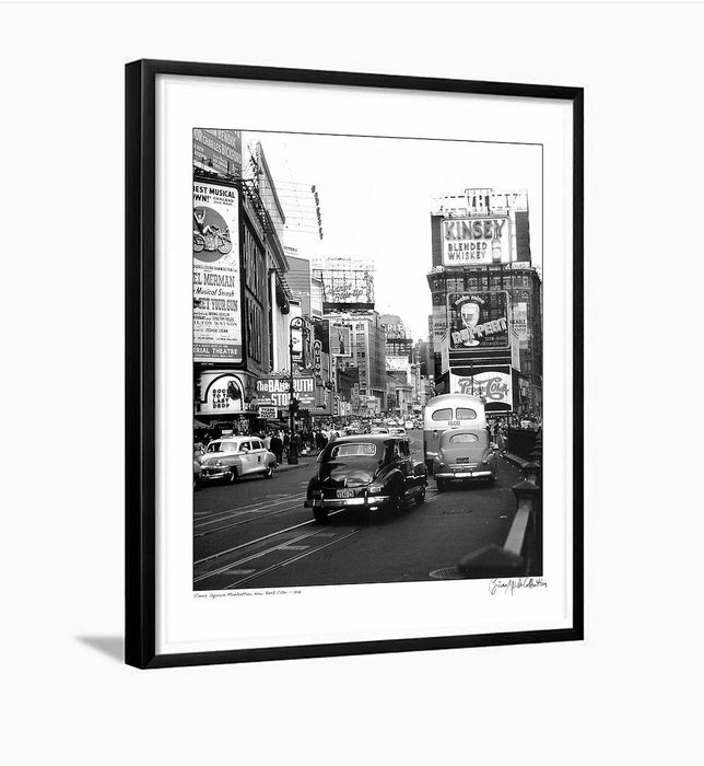 Times Square New York City 1940s Framed Photo