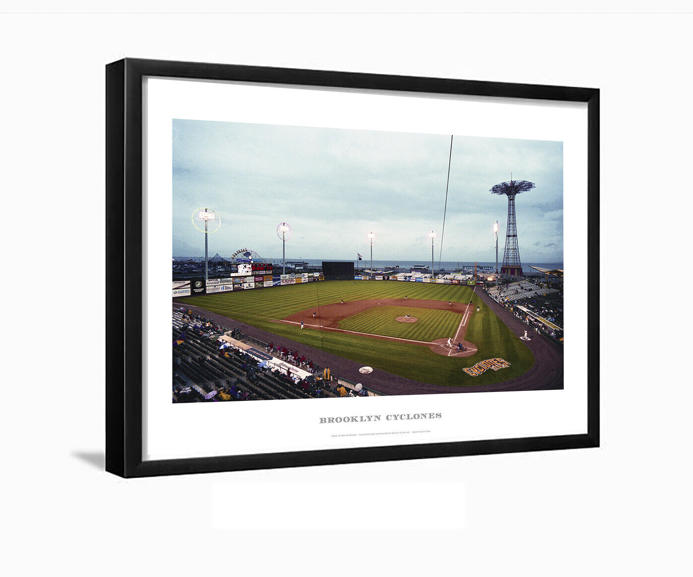 Brooklyn Cyclones Baseball Stadium Photo Framed Ready to Hang 8